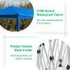 10'x20' Pop Up Canopy Tent with 6 Sidewalls, Ez Pop Up Outdoor Canopy for Parties, Waterproof Commercial Tent with 3 Adjustable Heights, Carry Bag