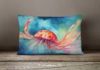 Nautical Collection Throw Pillow Throw Pillow for Indoor Couch Bed Outdoor Patio Washable, Jellyfish 2788,12Hx16W