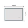 40x30 Inch LED Bathroom Mirror with Frontlit and Backlit, Wall Mounted Vanity Mirror with Smart Touch Button, Anti-Fog, Memory Function, 3 Colors