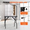 VEVOR Pet Grooming Table Arm with Clamp, 32''x18'' Dog Grooming Station, Foldable Pets Grooming Stand for Medium and Small Dogs