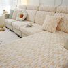 1 Pc Jacquard Velvet Elastic Sofa Cover All Inclusive Universal Set, All Season Universal Anti Cat Scratch and Dustproof Sofa Cover, Hat
