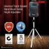 5 Core Speaker Stand Tripod Floor Tall Adjustable Up to 72 Inch DJ Studio Monitor Stands Pole Mount -- SS ECO 1PK WoB