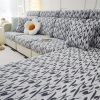 1 Pc Jacquard Velvet Elastic Sofa Cover All Inclusive Universal Set, All Season Universal Anti Cat Scratch and Dustproof Sofa Cover, Hat